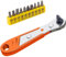 Set di chiavi a cricchetto Cacciavite a cricchetto - Mini chiave a cricchetto magnetica con 10 punte, Cacciavite a cricchetto angolare Stubby, Attrezzo multifunzionale gadget