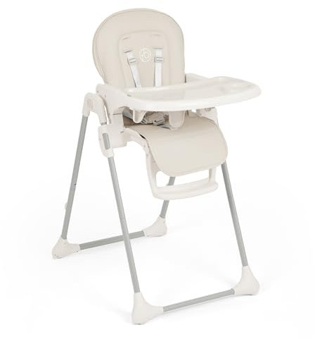 Ickle Bubba Switch Multifunktions-Hochstuhl - Verstellbarer, liegender & faltbarer Babystuhl mit 6 Höhenpositionen, abnehmbarem Tablett & abwischbarem Bezug, geeignet ab Sitzen bis zu 15 kg (ca. 3