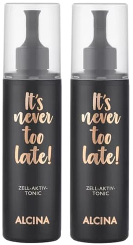 2er Zell Aktiv Tonic pflegende Kosmetik Its never too late Alcina spendet Feuchtigkeit 125 ml