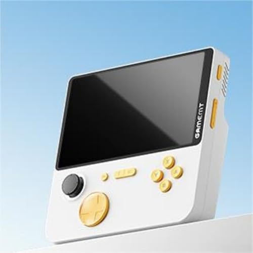 Hasaller E5 Console di gioco portatile Mini console di gioco portatile Joystick per due giocatori Console di gioco Retro Emulatore Console (giallo)