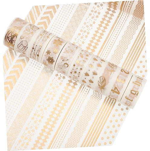 DIYEAH Japanisches Papierband - 20 Rollen Blockier-bastelband Washi-klebebänder Für Dekoratives Scrapbooking