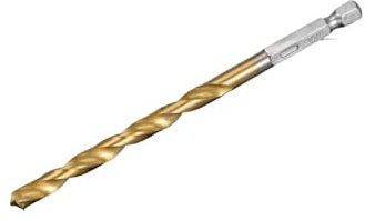 Juego de 29 brocas helicoidales de titanio con vástago hexagonal, brocas de acero de alta velocidad for metal, aluminio y madera, con estuche de almacenamiento.