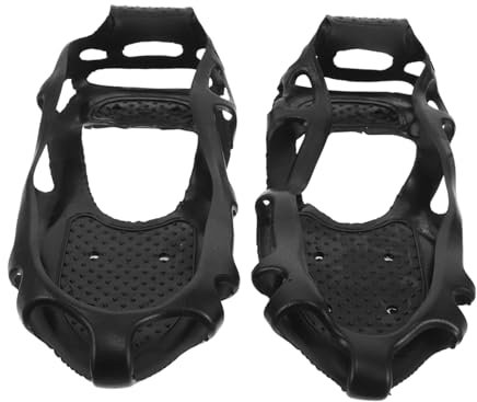 iplusmile Eisstollen Für Schuhe Traktionsstollen Mit Zahnspikes rutschfeste Schuhgriffe Für EIS Schnee Und Bergiges Gelände Schnelle Installation Vielseitig Einsetzbar Für Wandern