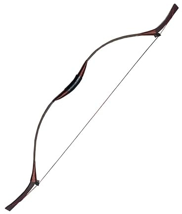 Traditionelles Bogenschießen Handgefertigt 30-50 lbs Recurve Bogen Langbogen (45lbs)