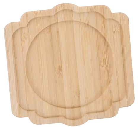 LABRIMP Heat-resistant Bamboo Gongfu Tea Tray with Insulated Pot Mat Creative Chinese Tea Accessory for Table Protection Portable Lightweight Design for Home and Travel