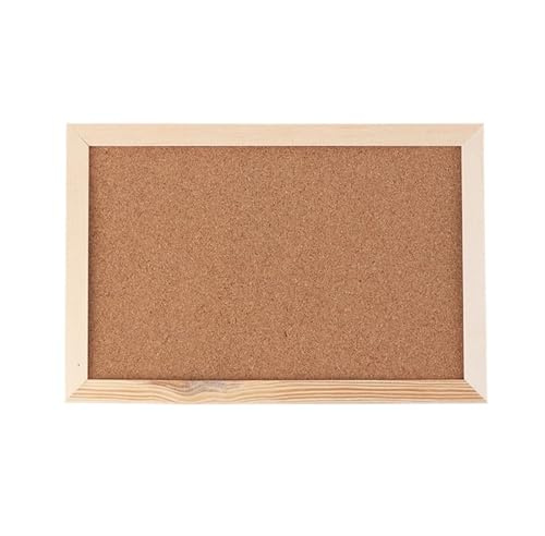 Kork-Tafel 1 Stück weiches Holz-Buchstaben-Nachrichtenbrett, Dekor, Postkarte, Fotowand, Korktafel(S)