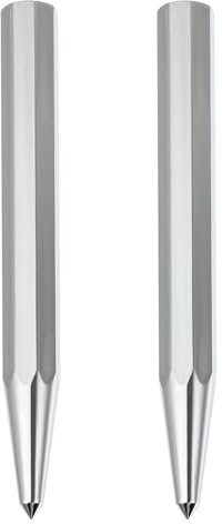 POPETPOP Poinçon de Perçage en Acier Carbone 2 Pcs, Pointeau de Centrage Antidérapant pour Alliage et Métal, Outil de Positionnement Précis pour Travaux Industriels et Bricolage