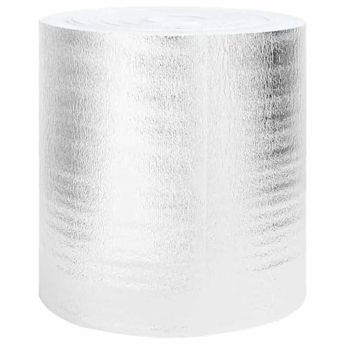 Isolant Thermique, Rouleau Isolant pour Radiateur Réflecteur Protection Thermique pour Radiateur Argenté 10x0,5 m