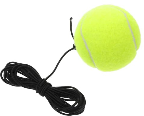 HAPINARY Tennistrainer Ball mit Elastischem Seil Kompaktes Tennistraining für Anfänger und Einzelspieler Strapazierfähiger Tennis Reboundtrainer für Heim und Mobiltraining