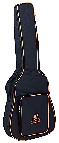 Ortega Guitars Economy Series Bag - 3/4 Klassische Gitarren Tasche - Höhe 98 cm - Breite 37 cm - Mit Schultergurten - Nylon, Schwarz (OGBSTD-34)
