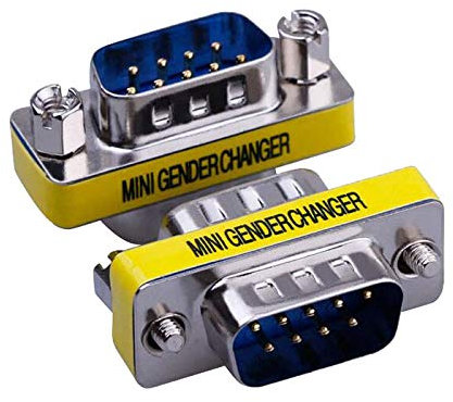 Aukson O29 VGA Verlängerungsadapter – Robuster S-VGA D-SUB 9-Pin Kupplungsadapter für Monitor & TV – Stecker-auf-Stecker Verlängerungskabel zur Verbindung von Zwei Kabeln