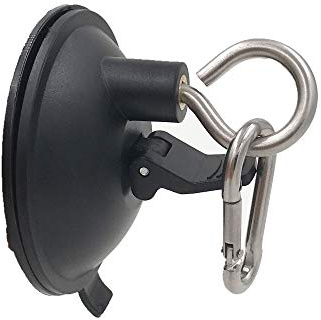 YYST Suction Cup Hook Cleat for Pet Dog & cat Bathtub, Shower & Bathing, Grooming Tether - No Leash