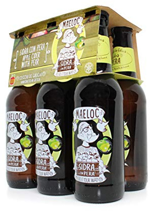 Maeloc Sidra con Pera - Pack de 6 x 330 ml
