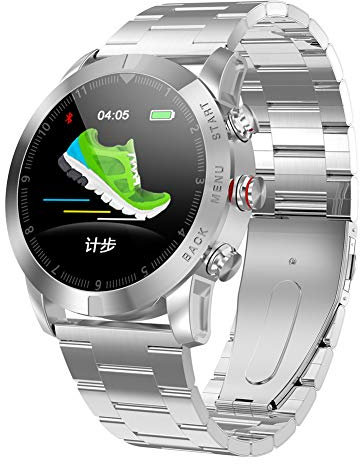 Youxiu Pulsera Actividad Inteligente Reloj Inteligente Frecuencia cardíaca Presión Arterial Monitoreo de oxígeno en Sangre Ip68 Podómetro a Prueba de Agua Pulsera de Modo Deportivo múltiple,Blue