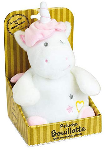 Jemini 023963 Plüschtier Einhorn Wärmflasche +/- 19 cm