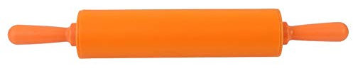 Rouleau à pâtisserie - Rouleau à pâtisserie en silicone coloré Restaurant Pain maison Outil de laminage de pâte à biscuits(Orange)