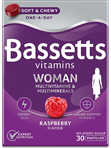 Bassetts Vitamins Woman Multivitamins & Multiminerals Raspberry Flavour 30 Gummy Pastilles