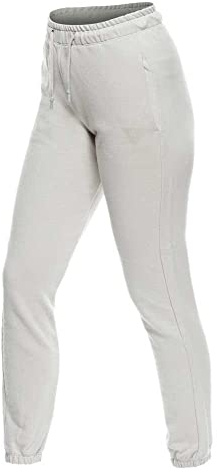 Dainese - Sweatpant Logo Lady, Damen Motorradhose, Baumwoll Trainingsanzug, Logo, Hell Grau, XXL