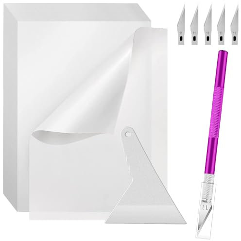 GIGIIS Daming Painting Zubehör Trennpapier 200 Blätter 10 * 15CM Staubfrei Halten Skalpell Messer Basteln Diamantpaintingbilder Zubehör 1 Stück Herrscherin