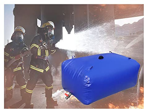 SHUITUKOUU Vescica di accumulo dell'Acqua Serbatoio di accumulo dell'Acqua di Grande capacità Contenitore dell'Acqua di Emergenza Collettore di Acqua piovana (Size : 2.5 * 2 * 1m/5000L/1320gallon)