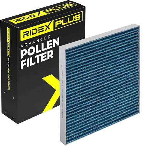 RIDEX PLUS 424I0743P Innenraumfilter Pollenfilter Aktivkohlefilter Höhe: 30 Breite: 204 Länge: 240 Kompatibel mit OPEL Mokka/Mokka X J13 Astra K Sports Tourer B16 Meriva B S10 Astra K Schrägheck B16