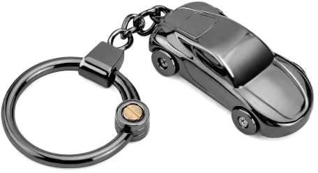 Porte-clés de voiture avec lampe de poche, porte-clés de voiture pour véhicule porte-clés de voiture EDC accessoire de voiture pour hommes et femmes