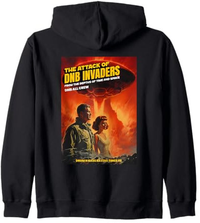 Drum und Bass Sci Fi DNB Kapuzenjacke