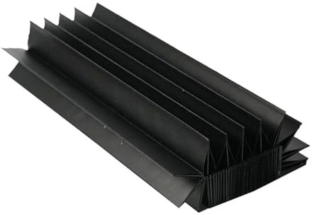 CNC Milling Machine Flexible Guard Cloth Protective Flat Accordion Bellows Dust Cover Tool 1.5 Meters*15mm perfection (Size : 245x15x1500mm) Dustproof Flexible Guard Cloth Bellows Cover for