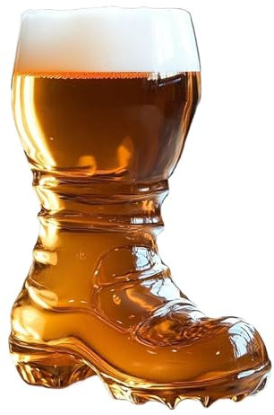Taza de botas de vidrio, bota de cerveza de base pesada - Taza de café transparente | Clases para beber reutilizables, decoraciones de taberna interesantes para el hogar, restaurante