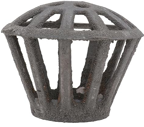 DECOMELODY 1 Stück Bodenablauf aus Gusseisen lichtschranke optigrillen Drain Stopper abflussgitter abflussrohr waschbecken Bodenablauf auf dem Dach Dachablaufabdeckung Bodenabfluss Black