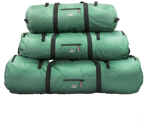 Oniissy Large Capacity Folding Tent Storage Bag with Waterproof 300D Oxford Cloth, Lock Hole and Double Handles for Outdoor Camping and Travel(green)