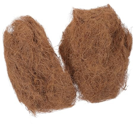 ibasenice Fibra Natural Transpirable para Jardinería y Macetas Uso Interior y Exterior 500g Retención de Humedad Protección Plantas Mantillo Natural Aeración Suelo