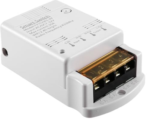 Muuookka Wifi 30A Tuya Smart für Switch Intelligente Automatisierungsmodule APP-Fernbedienung 12V 24V 20A Relais HOHE LEISTUNG 4000W