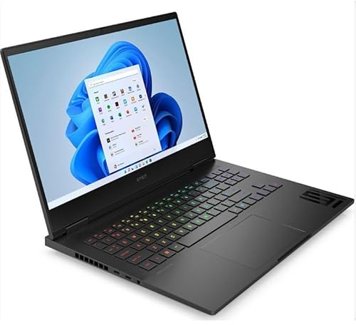HP Omen 16-wf0509na Gaming Laptop, Black, Intel Core i7-13700HX, 16GB RAM, 1TB SSD, 16.1 1920x1080 FHD, 8GB Nvidia GeForce RTX 4070, 1 YR WTY + EuroPC Warranty Assist, (Renewed)