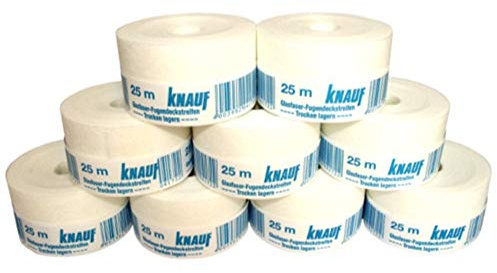 KNAUF Strisce di copertura per fughe, in fibra di vetro, 25 m x 50 mm (5)