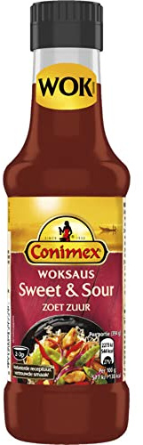 Süße und saure Wok Paste | Conimex | Süße & saure süße Woksauce 175ml | Gesamtgewicht 175 Gramm