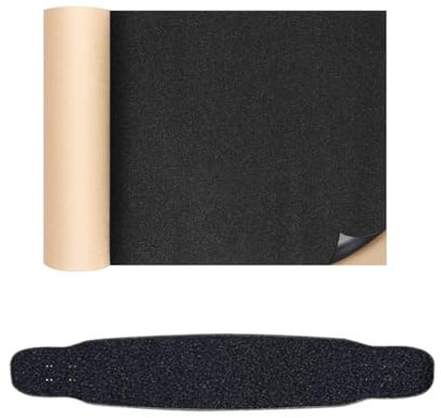 Tiamu Skateboard Griptape Roller 110x27cm, Anti-Air-Bubble, Wasserdicht, Skateboard Sandpapier für Longboard, Scooter, Treppen
