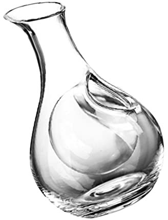 PRETYZOOM 1 Pc Jarra De Hielo Matraz De Sake Frío Sake con Bolsa De Hielo Contenedor De Vino Jarra De Vidrio Jarrón De Vino Decantador De Cristal Bote De Vino Bebedero Único Vidrio Sin