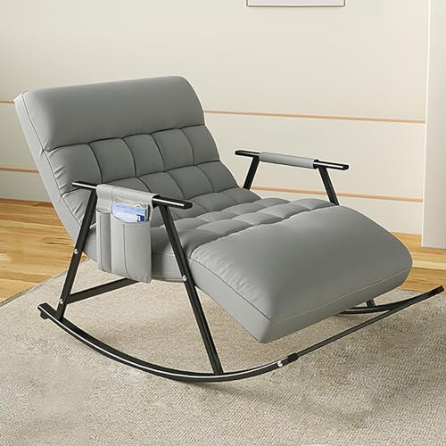 Zero Gravity Schaukelbett für Den Außenbereich mit Sessel Mit Hoher Rückenlehne Outdoor-Loungesessel mit 5 Verstellbaren Positionen Tragbares Doppel-Schaukelsofa für Wohnzimmer Schlafzimmer ( Size : C