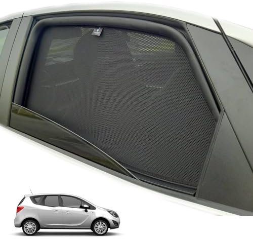 XTRM-CAR Sonnenschutz Blenden für Opel Meriva A Bj. 2003-2010 ideal angepasst, UV-Schutz, Hitzereduktion (Nur Heckklappe)