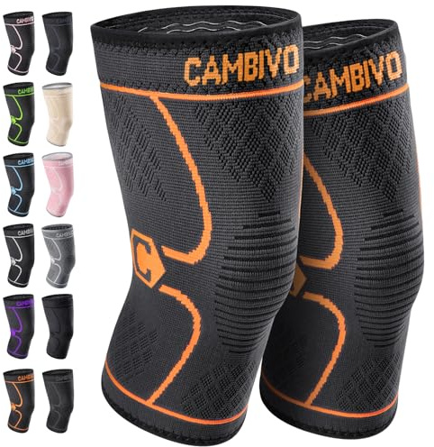 Rodilleras Gym de Compresion Transpirable y Antideslizante para Deporte