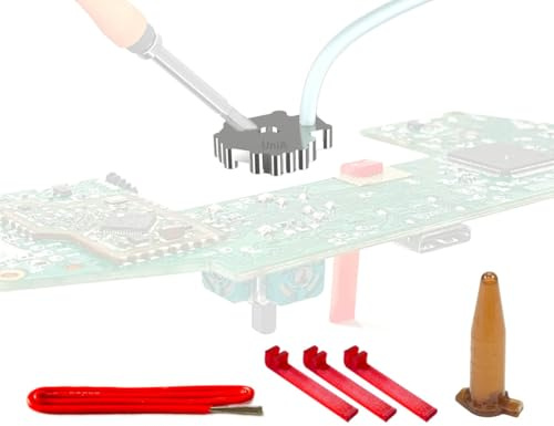 ElecGear Placa Calefactora Desoldadora para Joystick, Desoldadura la Control Stick de la Mando PCB usando un Soldador, Herramienta de Reparación para Thumbstick de Repuesto – (Modelo UniA)