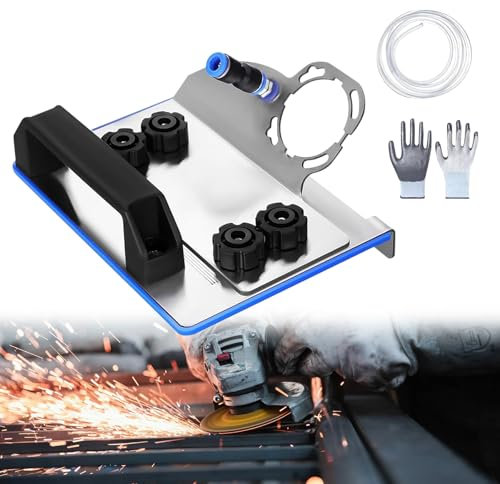 Angle Grinder Stand for Tile 45° Chamfer Cutting, 45 Angle Tile Grinding Fixed Holder Grinds Sturdy Stand Tool, Tile Cutting Bracket Chamfering Stand for 100-Type Angle Grinders