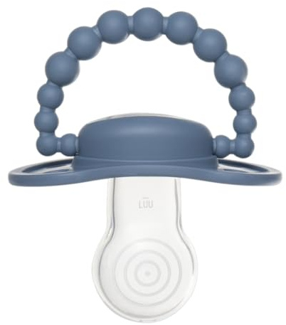 LUU - Tetinas 0-3 Meses - Tetina de Silicona Médica, Favorece el Correcto Desarrollo de la Cavidad Bucal y de los Dientes, Apta para la Lactancia Materna, Sin BPA - Cloudy Blue
