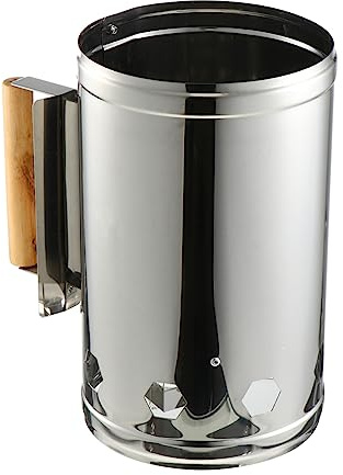 IMIKEYA Holzkohlezündfass aus Eisen und Verzinktem Stahl Geruchloser Grillanzünder für Holzöfen und Feuerstellen Verhindert Verbrennungen Beim Outdoor Grill