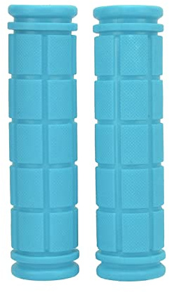 1 Paar Lenkergriffe, universelle Fahrradlenkergriffe, Lenkerabdeckungen aus weichem Gummi, rutschfeste Lenkergriffe aus Gummi zum Radfahren, 23 mm Lenker (Blue)