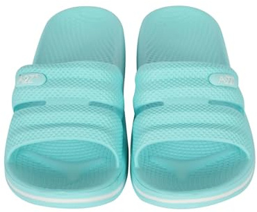 A2Z 4 Kids Girls Womens Comfort Mules Soft - Slider 1301 Aqua 12 UK CH