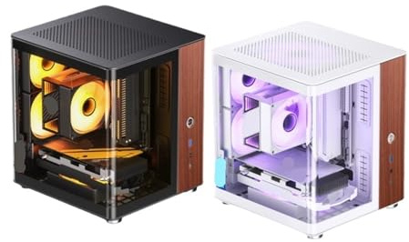 EWAIDI TK-0 ITX Vista Mare Camera Case Vetro Lato Trasparente Piccolo Caso SFX Power Gaming Desktop Case