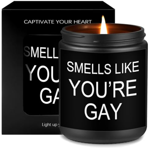 Geschenke Für Männer Gay Duftkerze Kerzen Geburtstagsgeschenk Freundin | Kollegen Geschenk Dankeschön Lustige Duftkerzen Im Glas Freundschaft Entspannung The Gift Lavendel Kerze