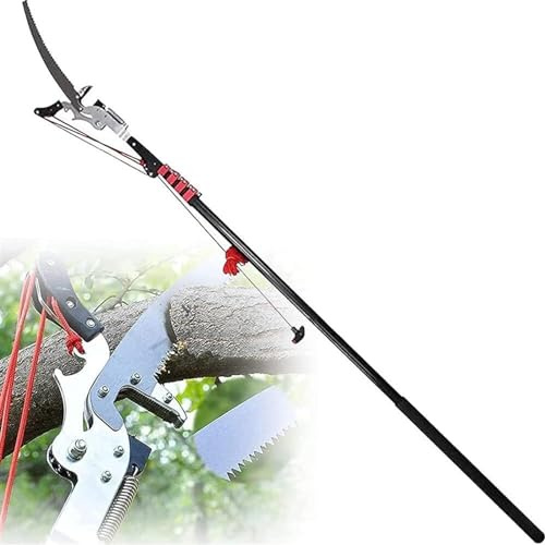 Manual Pole Saws Extendable Tree Pole Pruner,Telescopic Pole Saw Extendable,Tree Saw Branch Pole Pruning Saw